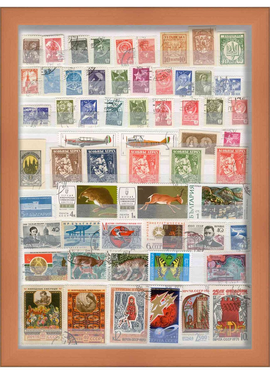 Minimalist Shadow Box Brown Picture Frame - UV Acrylic, Backing, Hanging Hardware